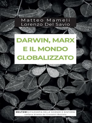 cover image of Darwin, Marx e il mondo globalizzato